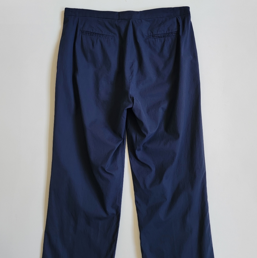Jil Sander Navy Blue Lightweight Trousers - Picture 4 of 9